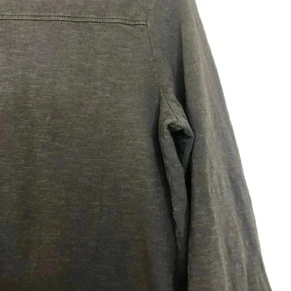 Olsen  Europe Tunic Shirt Dark Grey V-Neck Size 8 - Picture 10 of 16